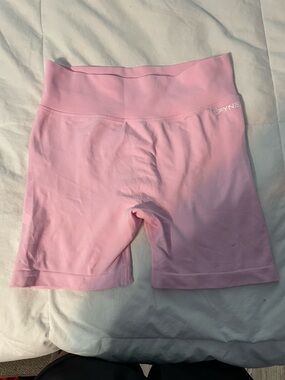 DFYNE High-Waist Pink Athletic Shorts